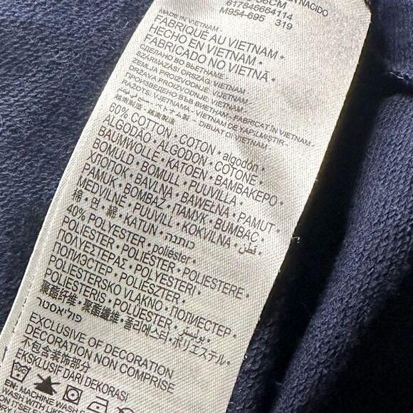 Nike newborn black and white‎ full zip onesie. - Picture 3 of 6